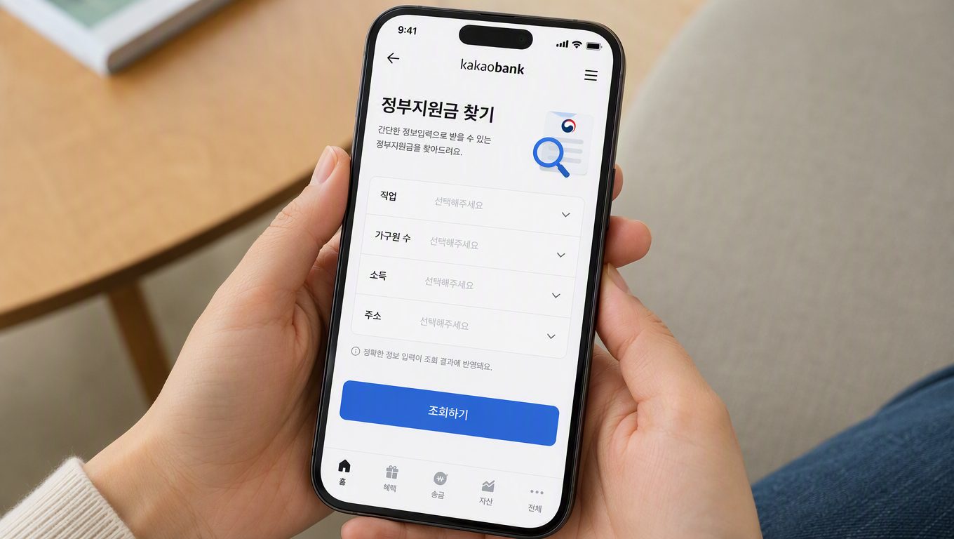 정부 지원금 대상자 조회 공식 서비스와 정보 입력 방법